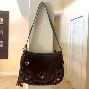 Brighton leather shoulder purse